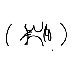 Curved black lines on a white background