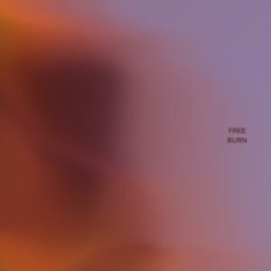 Orange and purple gradient. Small text on the right reads "Free Burn."